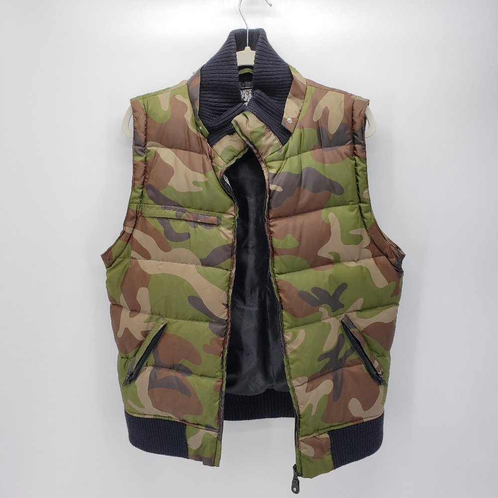 Nikita | Camo Bubble Vest | Grn, Brn, Tan, & Blk